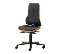 Interstuhl Chaise d'atelier pivotante Neon rouleaux sans élément rembourrage gris 450-620 m Quantité:1