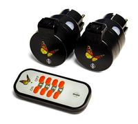 intertechno ITG-16 Kit de fiches intermédiaires d'extérieur - Noir - Résistant aux intempéries