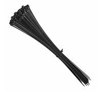 intervisio Collier de Serrage Grande Taille 430 mm x 4,8 mm, Attache Câble, Serre Câbles Grand Rilsan Nylon, Colliers Serre-Cable 430mm, Noir, Lot de 100 Pièces