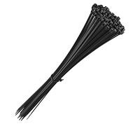 intervisio Collier de Serrage Grande Taille 430 mm x 4,8 mm, Attache Câble, Serre Câbles Grand Rilsan Nylon, Colliers Serre-Cable 430mm, Noir, Lot de 200 Pièces KBLBIND430-2