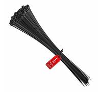 intervisio Collier de Serrage Grande Taille 530 mm x 4,8 mm, Attache Câble, Serre Câbles Grand Rilsan Nylon, Colliers Serre-Cable 530mm, Noir, Lot de 100 Pièces 15-ISMY-F5IY