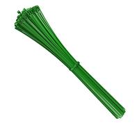 intervisio Collier de Serrage Réutilisable Plastique, 540 mm x 7,6 mm, Attache Câble Réutilisables, Serre Câbles Rilsan Nylon, Colliers Serre-Cable 540mm, Vert, Lot de 100 Pièces