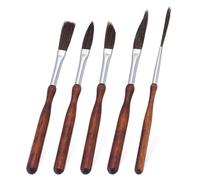 INTERWARM Ensemble de 20 Pinceau 5 Styles à Filets Décoratifs Kit de Pinceaux de Haute Précision pour Lettrage et Détails Comprenant des Pinceaux en Forme D'Épée de Poignard et de Lame Idéal