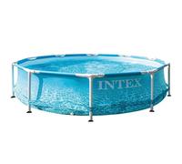Intex 10 ft x 30 in Beachside Metal Frame Pool