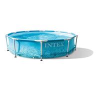 INTEX METAL FRAME BEACHSIDE Piscine 305 × 76 cm avec filtration 12V 28208GN