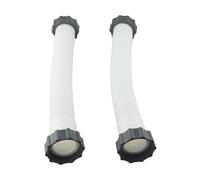 Intex 11388 Lot de 2 tuyaux de rechange pour pompe de piscine, diamètre 3,8 cm, longueur 40,6 cm, compatibles filtres à sable et eau salée, modèles 26371CA