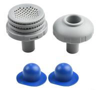 Intex 25022E Kit de connecteur de pulvérisation de piscine, filtre de sortie, buse d'admission, ensemble d'accessoires de pompe de piscine pour la circulation de l'eau (bleu)