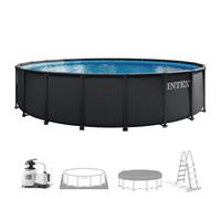 Intex 26334ND 6,1 m x 1,22 m Ultra XTR Frame Pool Set (Includes Filter Pump, Safety Ladder, Ground Cloth, Pool Cover)