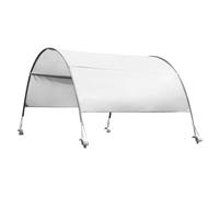 Intex 28054E Bâche de Protection UPF 50 Plus, Facile à Installer, imperméable, pour piscines rectangulaires de 2,7 m ou Plus Petites, Gris