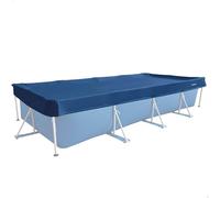 INTEX 28080 Bâche de protection Deluxe rectangulaire 460 x 226 cm Couverture de piscine avec débord