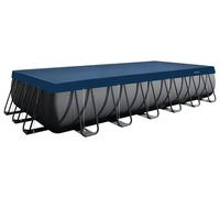 INTEX 28087 Bâche de piscine rectangulaire Deluxe 732 x 366 cm avec débord de 20 cm