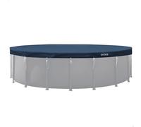 INTEX 28088 Bâche de protection ronde pour piscine 610 cm Bâche de protection Deluxe avec débord de 20 cm