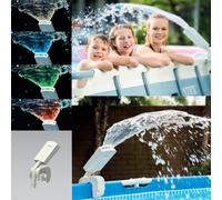 Intex 28089 fontaine à eau en cascade DEL multicolore, mur