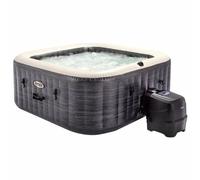 Intex - 28450EX - Pure Spa Bulles Ardoise 4 Places, Gris Ardoise