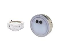 Intex - 28464EX - Pure Spa Calacatta 4 Places & Battery Operated LED Mood Light for Pure Bubble Spa