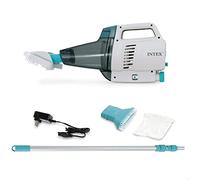Intex Manual Pool Vacuum With Rechargeable Battery Argenté