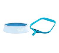 Intex - 29023 - Bâche A Bulles Diam 4,48M pour Piscine Diam 4,57M & 29050 - Epuisette De Surface