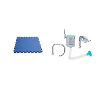 Intex 29081 Protecteur de Sol pour Piscine 8 pièces 50 x 50 x 1 cm & 28000 - Skimmer De Surface Deluxe pour Autostable Ou Tubulaire