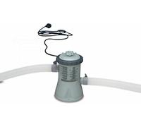 Intex 330 GPH Cartridge Filtre Pump (12 V), Gris, 17,5 x 14 x 21 cm, 28602 GS