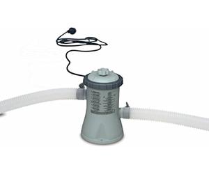 Intex 330 GPH Cartridge Filtre Pump (12 V), Gris, 17,5 x 14 x 21 cm, 28602 GS