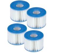 Intex 4 Cartouches de Filtration pour Filtre Spa Type S1