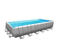 Intex - 54978Fr - Piscine - Kit Piscine Ultra Silver 7,32 X 3,66 X 1,32 M - Tubulaire Métal Rectangulaire - Filtre À Sable 6 M3/H Inclus