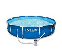 Intex - 56996Fr - Piscine - Kit Piscine Metal Frame 3,66 X 0,76 M - Tubulaire Métal Ronde - Épurateur À Cartouche 2M3/H Inclus