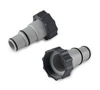 Intex - Adaptateur de tuyau de rechange pour pompes - Série A - Avec filetage - Lot de 2 25077RP 8" Gris