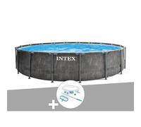 Kit piscine tubulaire Intex Baltik ronde 5,49 x 1,22 m + Kit d'entretien