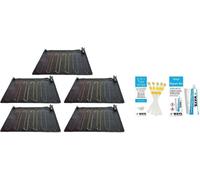 Intex - Chauffage de piscine - 5x tapis solaire & kit de réparation WAYS et bandelettes de test