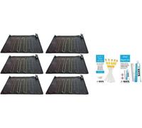 Intex - Chauffage de piscine - 6x tapis solaire & kit de réparation WAYS et bandelettes de test