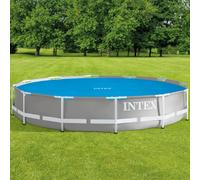 INTEX Couverture solaire Ø 348 cm Bleu