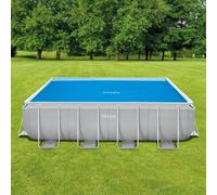 Intex Couverture solaire de piscine bleu 378x186 cm polyéthylène