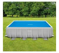 Intex Couverture solaire de piscine bleu 476x234 cm polyéthylène