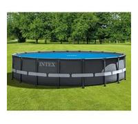 INTEX Couverture de piscine solaire bleue 538 cm polyéthylène