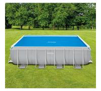 Intex Couverture Solaire de Piscine Bleu Polyéthylène Jardin Multi-taille vidaXL