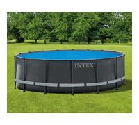 Intex Couverture solaire piscine 470 cm Bleu