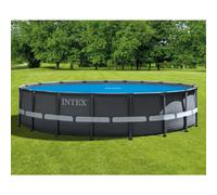 INTEX Couverture de piscine solaire bleue 538 cm polyéthylène