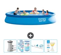 INTEX Easy Set CB94 - Piscine Ronde Gonflable - 457x84 cm