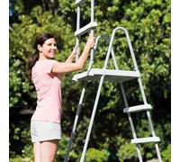 Intex Echelle de Sécurité pour Piscine à 4 Marches 122 cm Hors Sol Extérieur