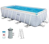 INTEX Ensemble piscine rectangulaire Chevron Prism 400x200x100 cm 26780NP