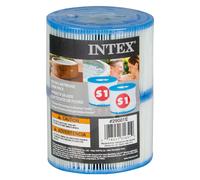 Lot de 2 cartouches de filtration pour Pure Spa INTEX - Fibre Dacron facile à nettoyer