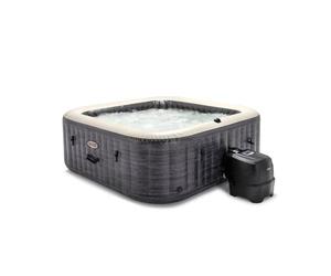 Intex Greystone Deluxe Ensemble spa carré à bulles pour 6 personnes