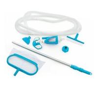 Intex Pools – Kit de nettoyage Deluxe 28003 – aspirateur, épuisette, brosse – Bleu