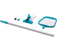 Intex Pools Kit entretien piscine Venturi, épuisette, aspirateur de fond, perche télescopique 2,39 m