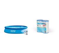 Intex kit Piscine Easy Set autoportante (ø) 3,96 x (h) 0,84m & Lot de 2 Cartouches a