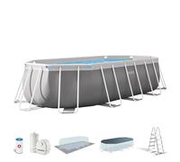 INTEX PRISM FRAME Piscine ovale 503 × 274 × 122 cm avec filtration 220-240V 26796NP