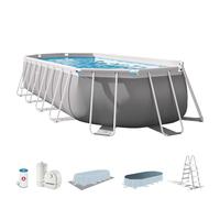 Intex Pools Piscine tubulaire Prism Frame ovale 6,10 x 3,05 x h1,22 m