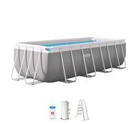 Intex kit Piscine Prism Frame rectangulaire Tubulaire (l) 4,00 x (l) 2,00 x (h) 1,22m