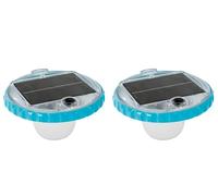 Intex lampe flottante solaire multicolore (Lot de 2)